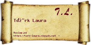 Türk Laura névjegykártya